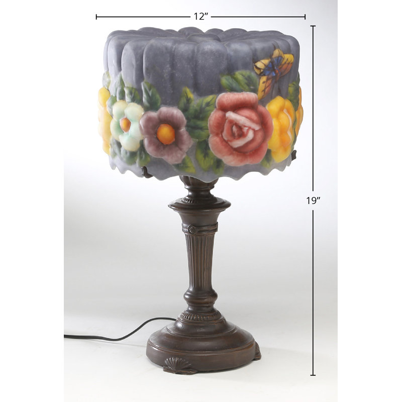 Eiler Floral 19" Table Lamp