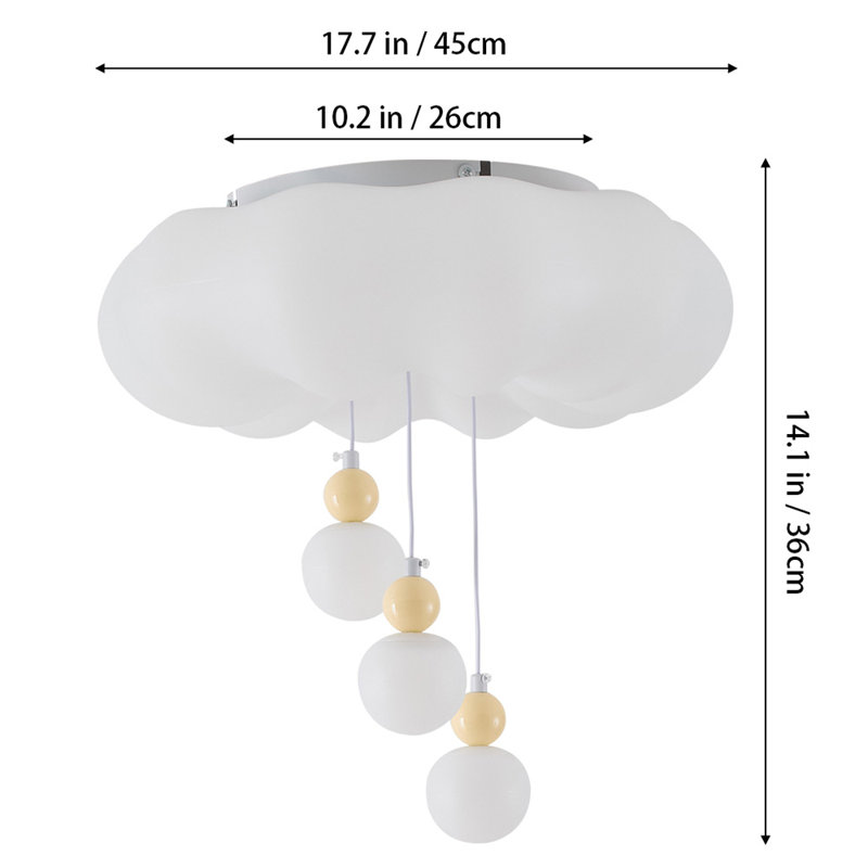 Acrylic Semi Flush Mount