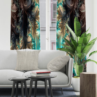 Semi Sheer Curtain Pair