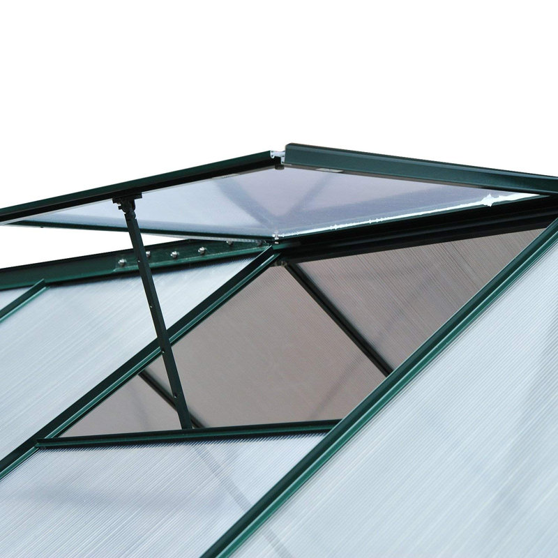 Coffee 6Ft W x 8Ft D Hobby Greenhouse