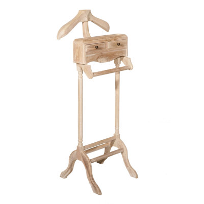 Solid Wood Freestanding Valet Stand