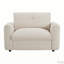 Fauteuil en chenille avec assise large-783312100