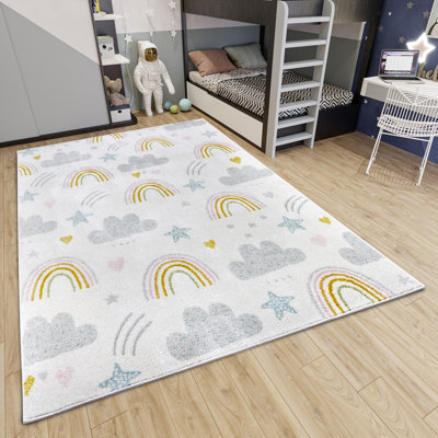 Adventures Children White Rug
