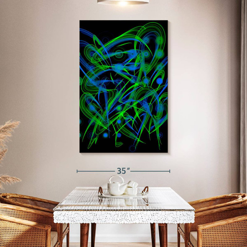 Avery Neon Peacocks, 39" H x 26" W