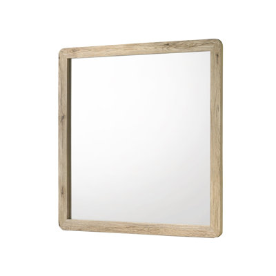 Miroir de chambre en bois clair Dawson (miroir seulement)