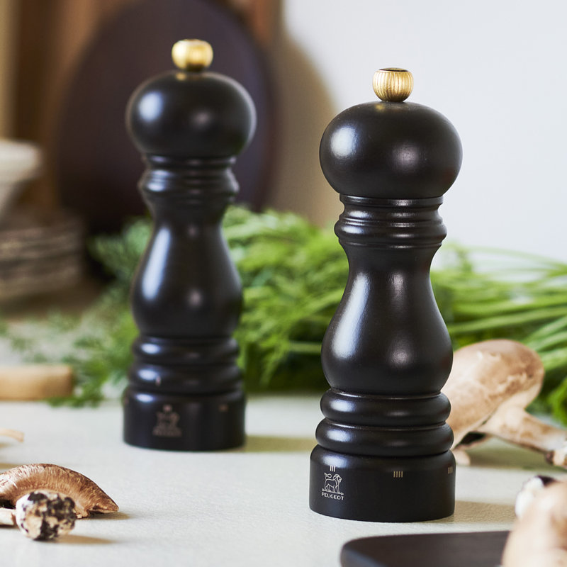Brand Paris U'Select Salt & Pepper Mill, Black Gloss