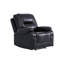  Ensemble de canapé et causeuse inclinable en cuir Ather