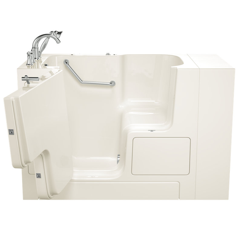 Baignoire de trempage à visite guidée 52 po x 32 po, Lin, Gauche