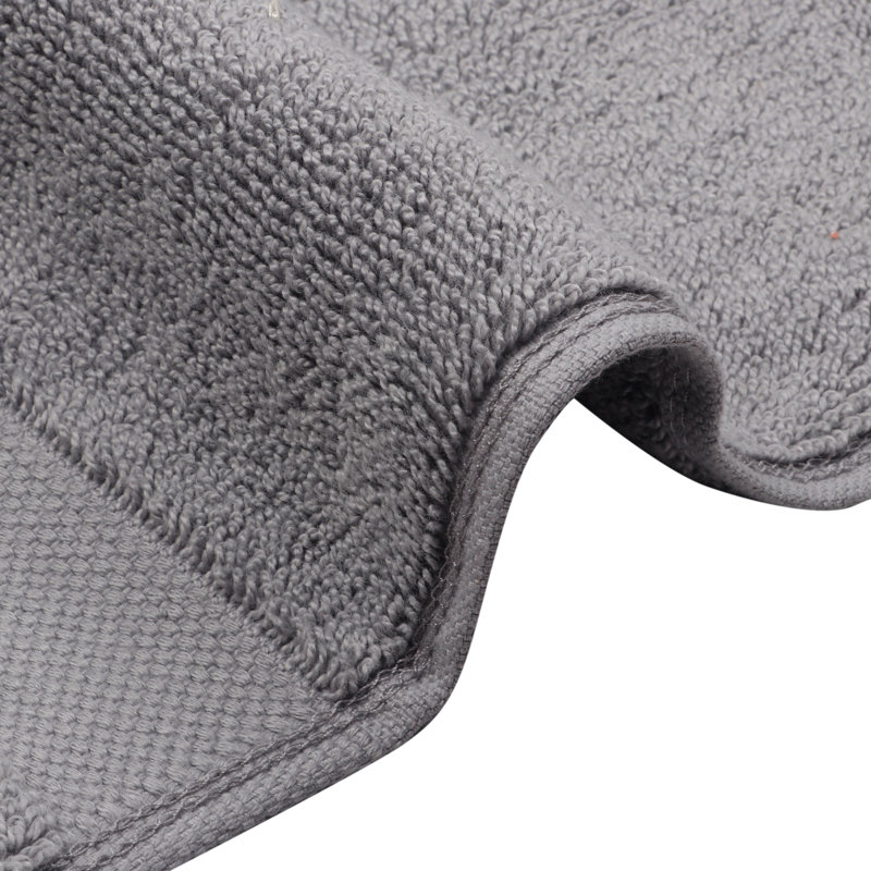 Corringham Cotton Feather Touch Quick Dry 700 GSM Bath Mat, 20"X33", Gray