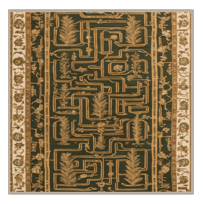 Machine Washable French Brown Area Rug