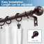 Tringle à rideaux simple ajustable Plante Ball-1749283296-1749283311