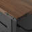 Farmhouse Kitchen Island with Power Outlet and Drop Leaf-1664336861