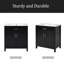 Meuble-lavabo de 30 pouces avec lavabo en céramique et beaucoup de rangement - le choix parfait pour les petites salles de bain-1760712878