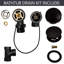 Garniture de drain escamotable pour baignoire 27 "avec trop-plein rotatif à rotule et raccords en ABS Sch. 40-103835379