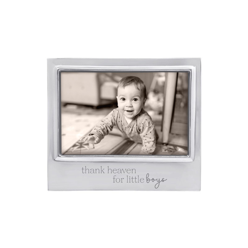 THANK HEAVEN FOR LITTLE BOYS Signature 4x6 Frame  _x000D_