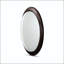 Miroir mural convexe avec cadre en aluminium et finition bronze noirci