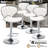 4 Pieces Bar Stools Adjustable Swivel Barstools, Modern Dining Counter Height Bar Chairs-1260508144