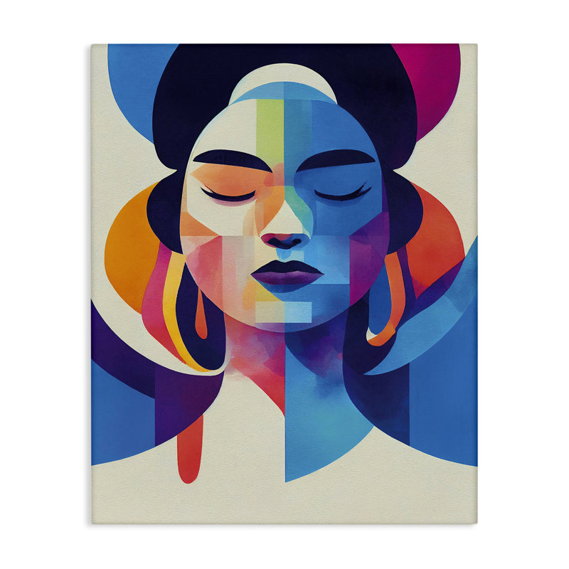 Art mural sur toile "Bold Hue" par Incado bp-709_CN, H 48 po x l 36 po