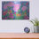 Red Barrel Studio® 'Peony Magic' by Carissa Luminess, Metal Wall Art