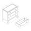 Commode 3 tiroirs Linea-49461203