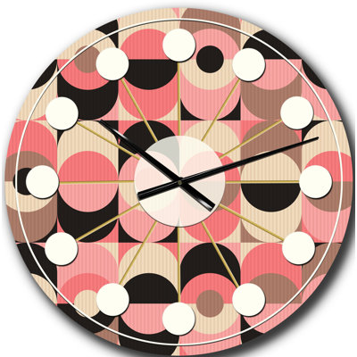 Horloge murale rétro Mid-Century