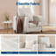 Fauteuil d'appoint pour canapé, canapé-lit en chenille pour la chambre à coucher, canapé d'appoint de salon sans outil, fauteuil confortable pour le salon, beige