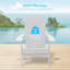 Chaise Adirondack pliante en plastique Shubhika-845593939