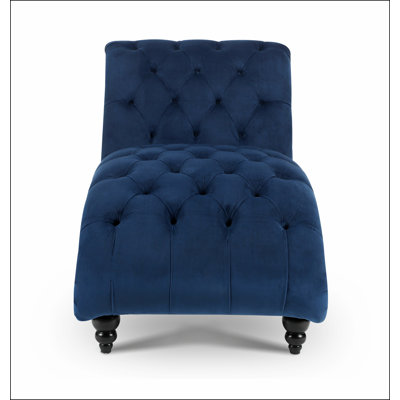 Tufted  Armless Chaise Lounge