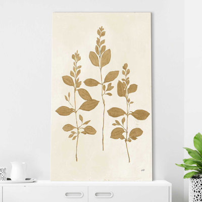 Botanical Study IV Gold Crop - Peinture