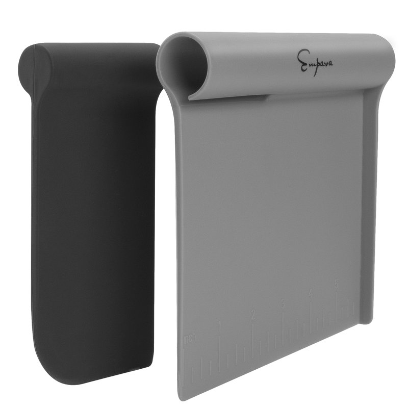 Matériau PP, pelle à mesurer et nettoyeur de silicone multi-usages - Gâteau, coupe-pizza - Couteau séparateur de pain à pâtisserie Empava 