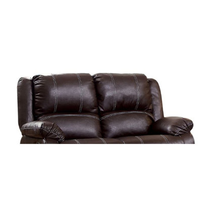 Causeuse inclinable en cuir synthétique Zuriel
