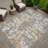 Machine Washable Indoor/Outdoor Adalaide ACN2334 Floral Rug-843496254