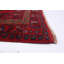 Tapis unique en laine noué à la main rouge Rizbaft 6 pi 7 po x 9 pi 7 po Pinckard