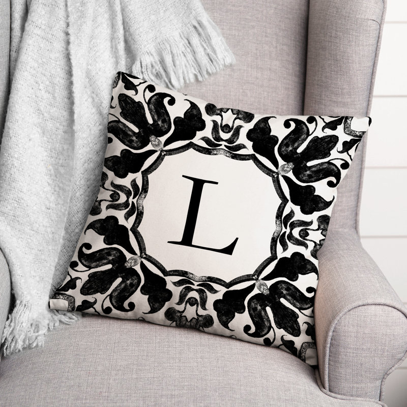 Housse et insert de coussin carré extérieur P Monogram, L
