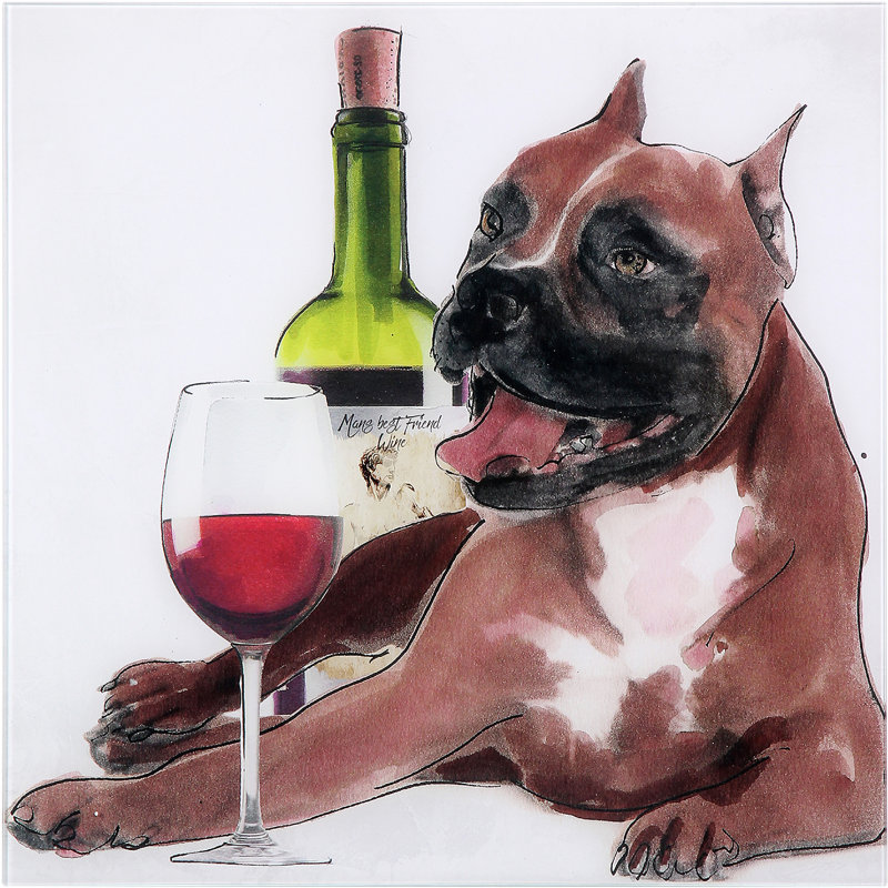 « happy hour », impression sur verre