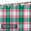 Rideau de douche Christmas 12 pièces à carreaux Buffalo-671317544