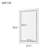 Bathroom Vanity LED Lighted Mirror-(Horizontal/Vertical)-36*28In