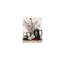 Art mural sur toile 24 "x 36" avec marguerites blanches et baies rouges