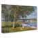 Walnut Tree In A Thomery Field by Alfred Sisley - Wrapped Canvas Painting