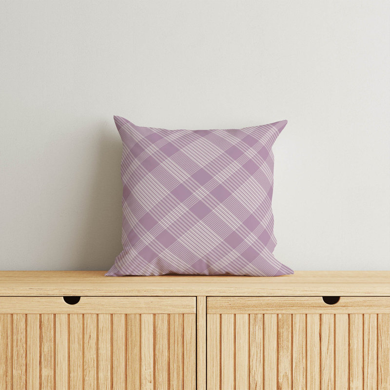 Coussin Lily, Rose, H 26 po x l 26 po