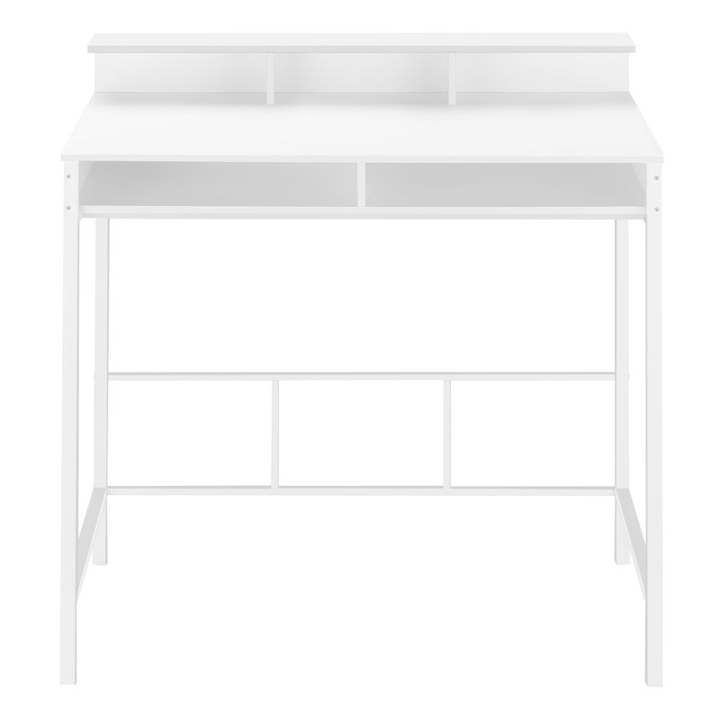Bureau d'ordinateur, Blanc