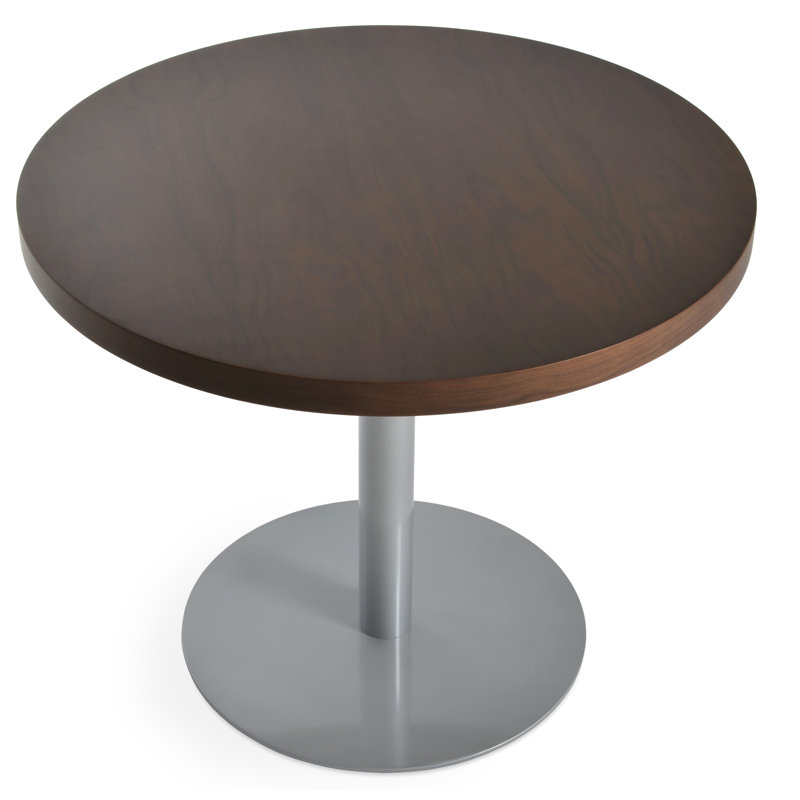 Table de salle à manger Tango, L 31,5 po x l 31,5 po, Noyer