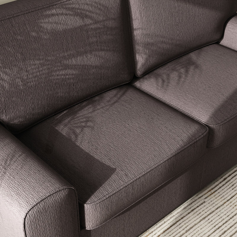 Canapé moderne 69,6 po en chenille, Grey