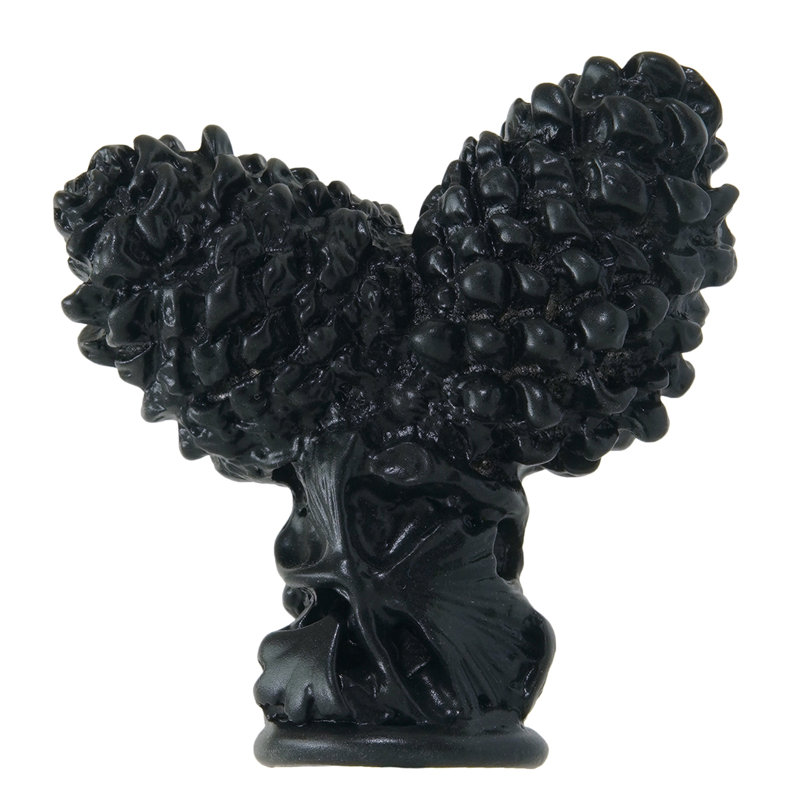 Lodge double pinecone knob in finish Jet