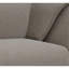 Chaise rembourrée Keley en gris et noir