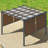 Aoodor Aluminum Pergola with Canopy-90610978-90610975