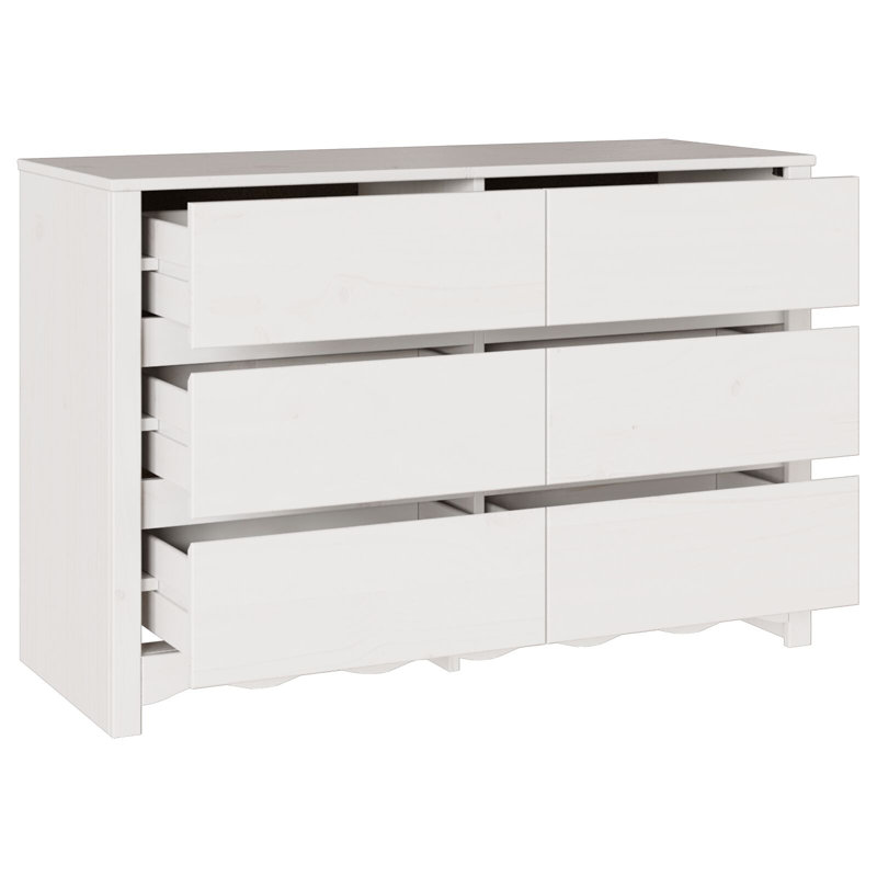 Rectangle Accent Cabinet, White