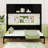 Full Murphy Bed with Storage Cabinets