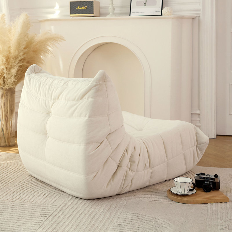 No Installation Bean Bag Chair Big Beanbag Chair For Adults Bean Bag Lounger Foam Chair For Home, Apartment, Living Room Or Gaming Venue Sofa In A Box
