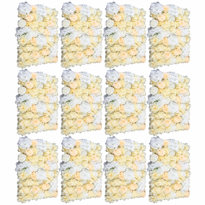 Arrangement de panneau mural fleur artificielle